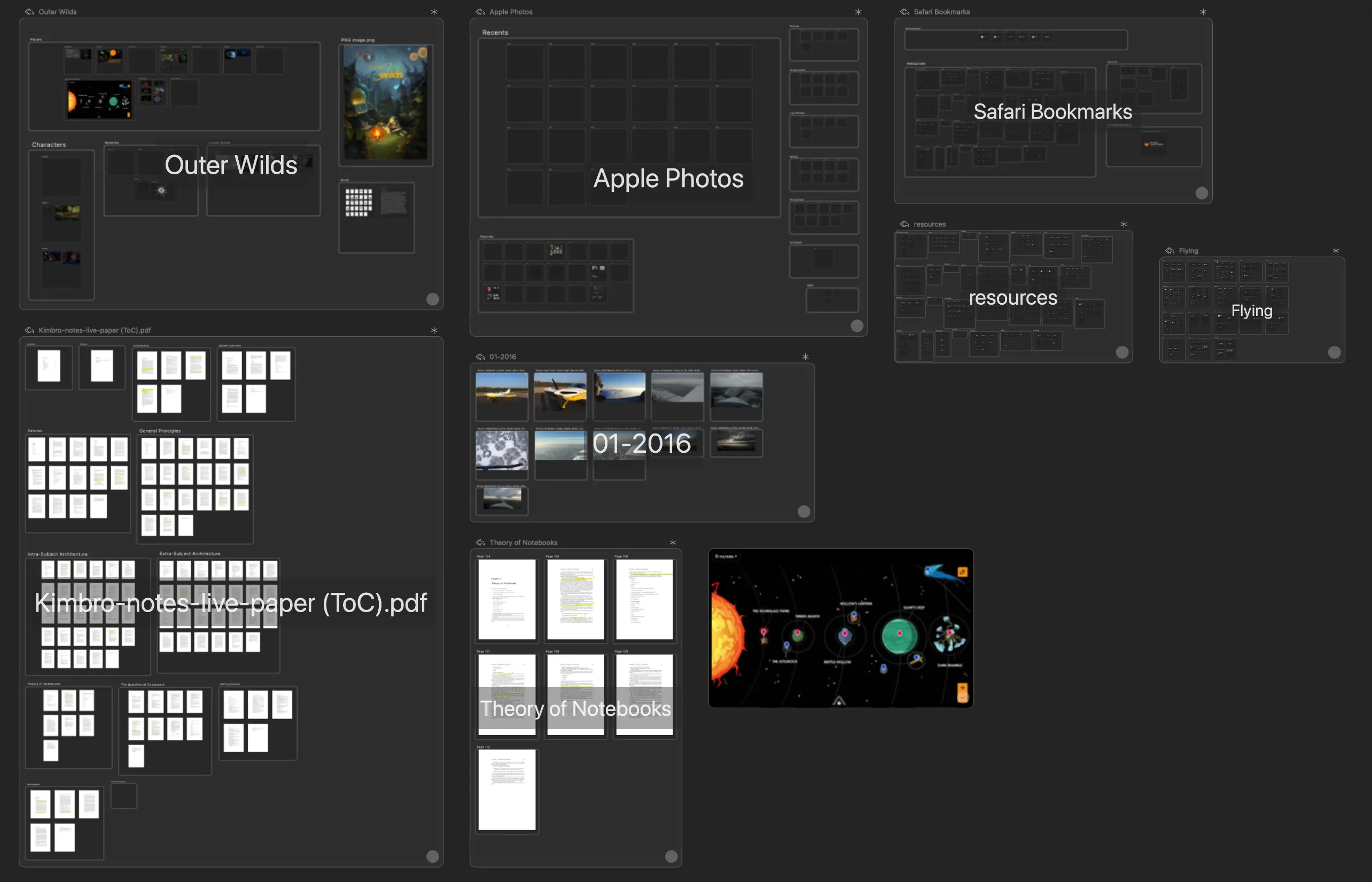 Meadow Containers generalize the concept of files and folders.